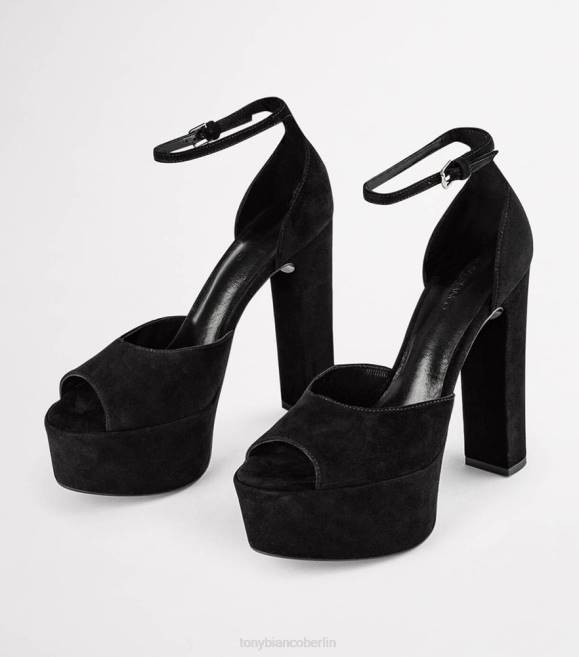 Plateau-Absätze| de Tony Bianco Frauen Jayze-Heels schwarzes Wildleder 462411